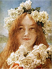 'Alma Tadema Summer Offering' by Sir Lawrence Alma-Tadema - Click to send as a free postcard!