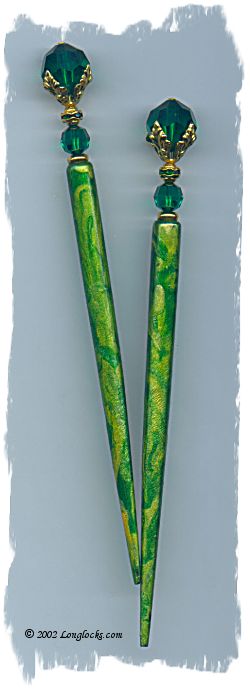 Amazon Rainforest LongLocks Design - Click to see our hair jewelry catalog!