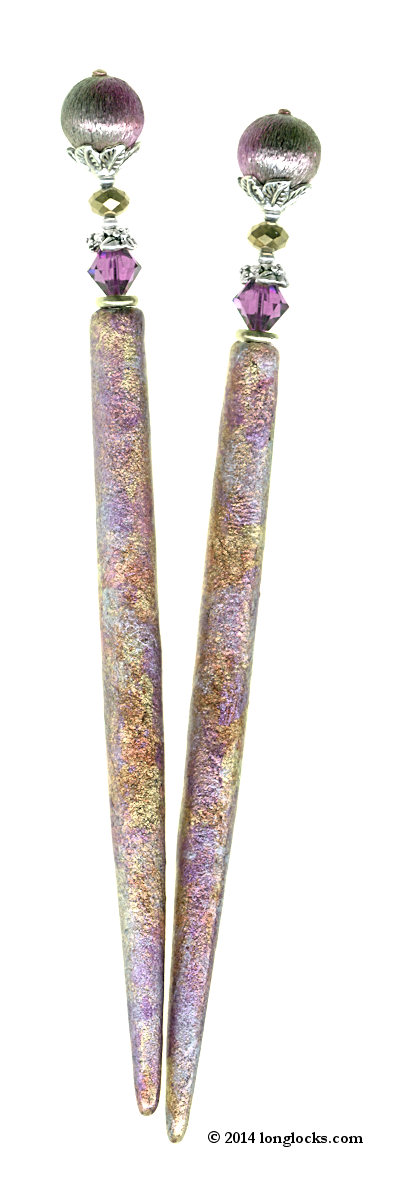 Amethyst Alchemy LongLocks RomanzaStix Hair Sticks