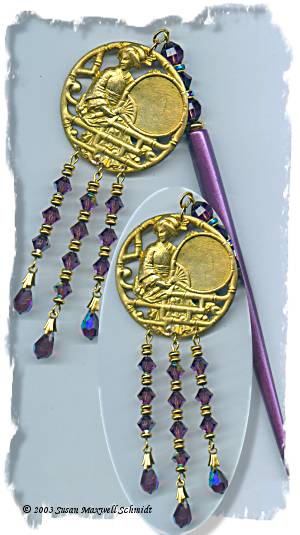 Amethyst Geisha LongLocks GeishaStix Hair Pin