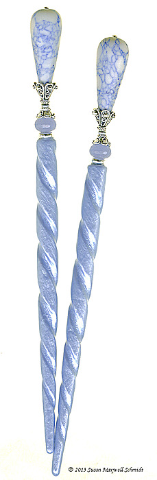 Apres Ski Special Edition GlimmerStix LongLocks HairSticks - Click to see our full catalog!