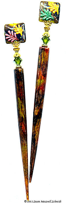 Autumn Fancy LongLocks ArtiStix Hair Sticks