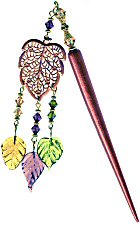 Autumn Rainbow GeishaStix Japanese Hair Ornament