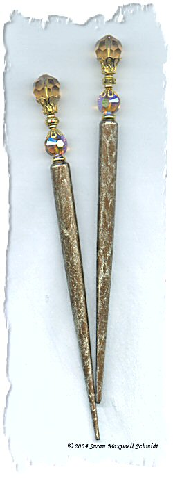Belgian Chocolate LongLocks MajeStix Hair Sticks