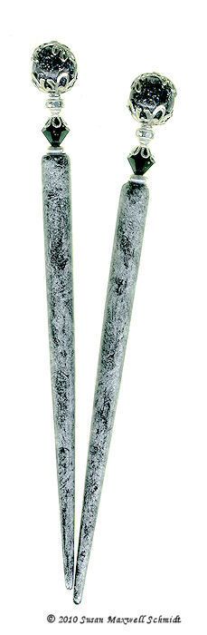 Black Lace LongLocks Design - Click to see our hair accessories and jewelry catalog!