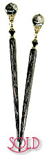 Black Tied LuminiStix Hair Ornaments