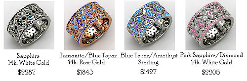 filigree-band-gemstone-ring A Custom Designed Filigree Gemstone Ring at Gemvara