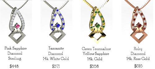 gemstone-necklace A Custom Designed Gemstone Necklace at Gemvara