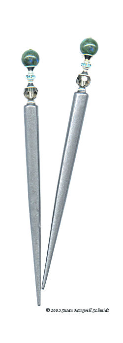 Blue Fire LongLocks GemStix Hair Sticks