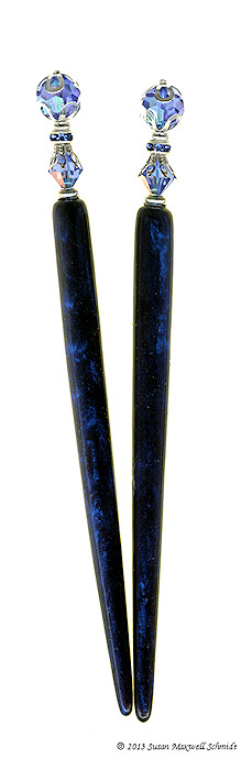Blue Zap LongLocks Design - Click to see our hair jewelry catalog!