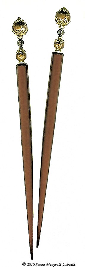 Bronze Ambrosia LongLocks RapunzelStix Hair Sticks