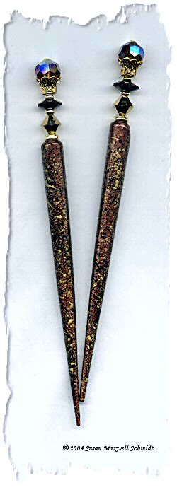 Bronze Elegance LongLocks DrizzleStix Hair Sticks