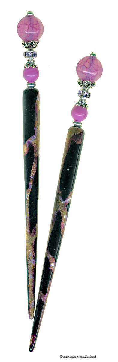 Budding Orchid LongLocks Hair Jewelry Design