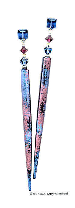 Burning Sapphire LongLocks MystStix Hair Sticks