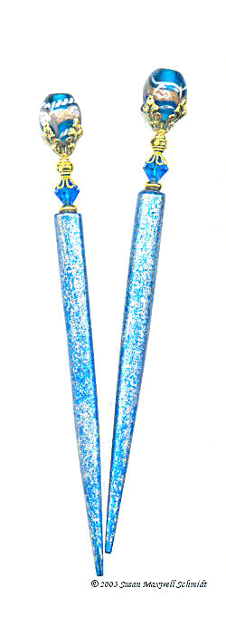 Capri Gold LongLocks MajeStix Hair Sticks