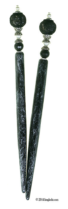 Captive Pearls Special Edition FantasyStix LongLocks HairSticks - Click to see our full catalog!