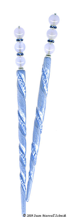 Chalcedony Sky LongLocks Design - Click to see our hair accessories and jewelry catalog!
