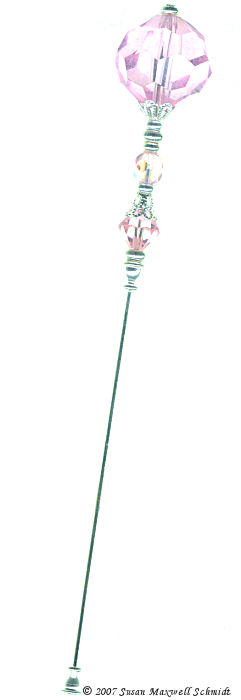 Chinese Rose Waltzing Willow Hat Pin or Stick Pin