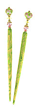 Citron Sapphire SparkleiStix Hair Pins