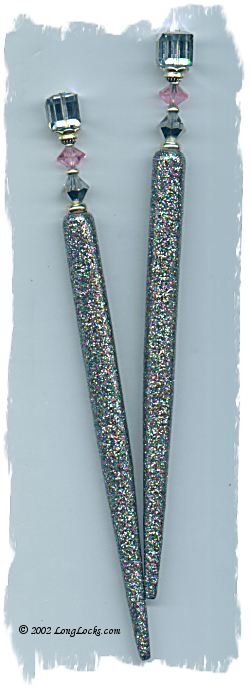 Confetti Confection LongLocks GlitterStix Hair Sticks