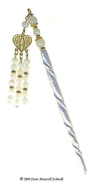 Contentment LongLocks Design - Click to see our hair jewelry catalog!