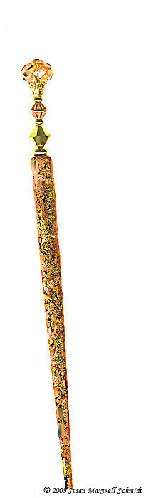Copper Flame LongLocks Design - Click to see our hair jewelry catalog!