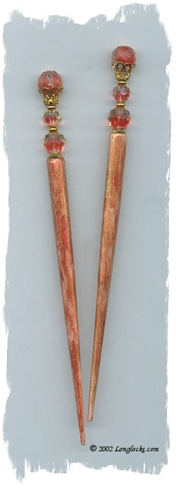 Coral Fantasy LongLocks HairSticks