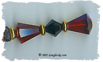 Crimson Queen LongLocks HairSticks