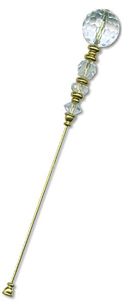 Cristal Waltzing Willow Hat Pin or Stick Pin