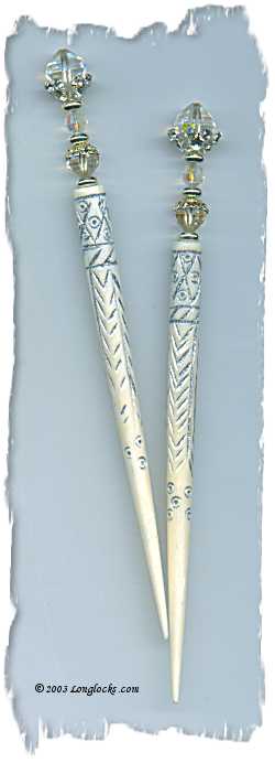 Crystal Bouquet LongLocks BridalStix Bridal Hair Pins