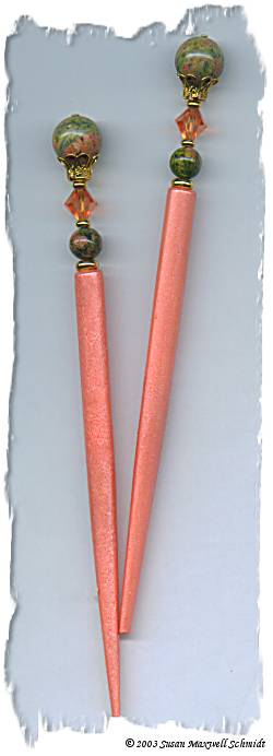 Daylily Meadow LongLocks GemStix Hair Jewelry
