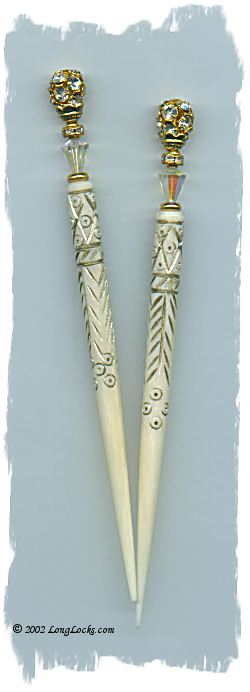 Diamond Decadence LongLocks ShadowStix Hair Sticks