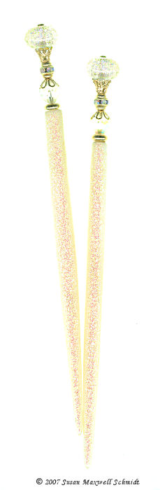 Dichroic Opalescence LongLocks GlitterStix Hair Sticks