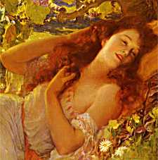 Dolce Far Niente by Frederick Arthur Bridgeman - Click to send as a free postcard!