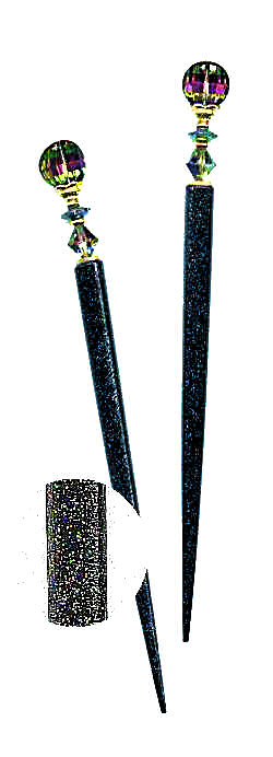 Dylithium Crystals HoloStix Hair Sticks