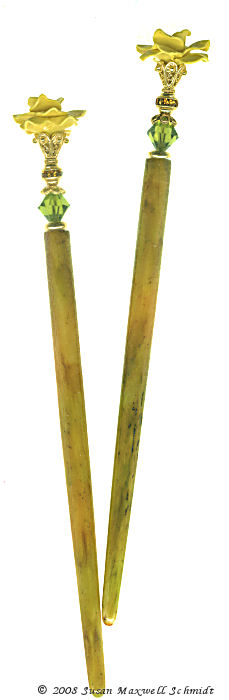 Early Rose LongLocks RoseStix Hair Sticks