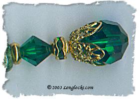 Elegant Emerald LongLocks Hair Accessories