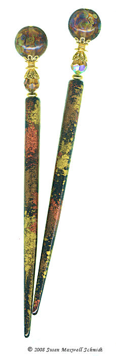 Ethereal Topaz Special Edition LongLocks MystStix Hair Sticks