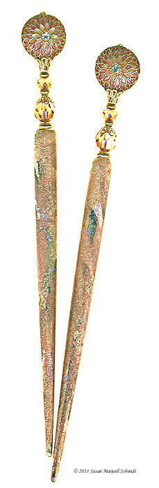 First Sunflower LongLocks Design - Click to see our hair accessories and jewelry catalog!