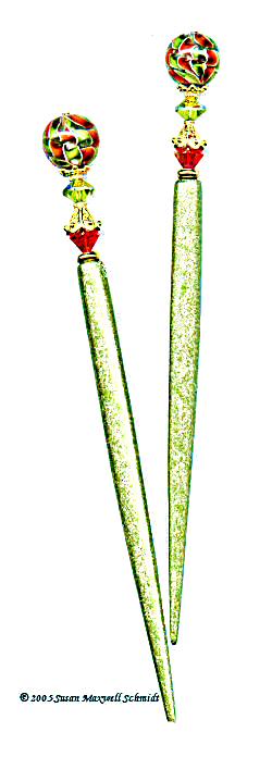 Forest Twist Special Edition RapunzelStix LongLocks Hair Jewelry - Click to see our full catalog!