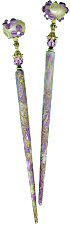 Frosted Blooms MarbeliStix Hair Jewelry - Click to see more!