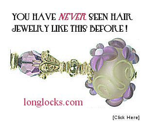 Frosted Blooms Special Edition LongLocks MarbeliStix Hair Jewelry