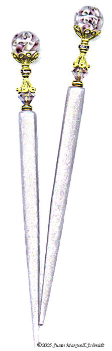 Frosted Plum Special Edition LongLocks GlitterStix Hair Sticks