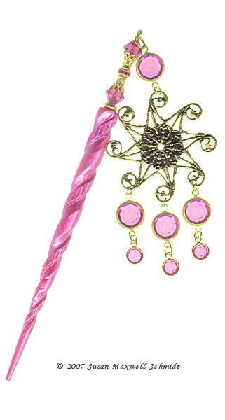 Fuchsia Sun LongLocks GeishaStix Hair Sticks