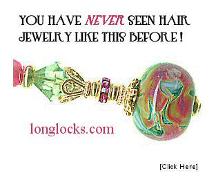 Fuchsia Waves Special Edition LongLocks ArtiStix Hair Jewelry