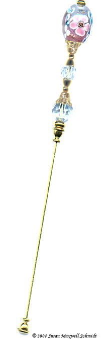 Garden Magic Waltzing Willow Hat Pin or Stick Pin