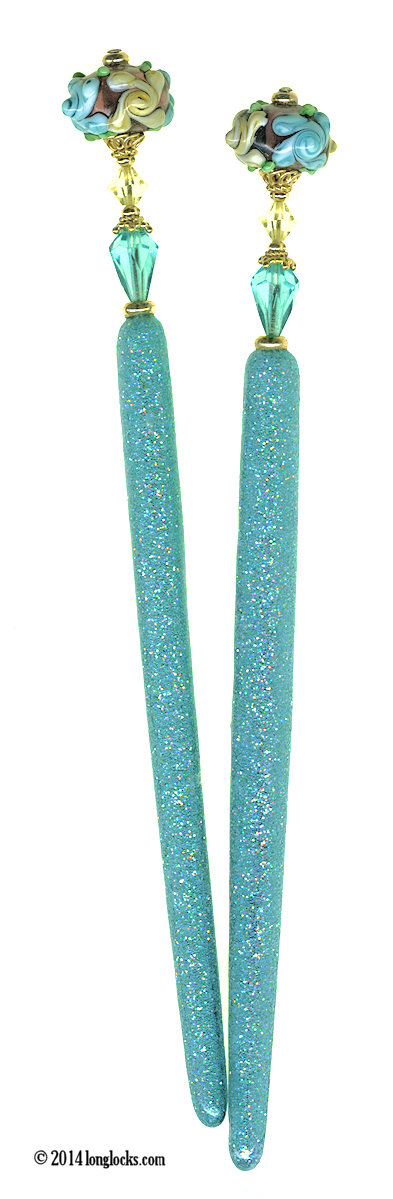 Garden Rain Special Edition LongLocks GlitterStix Hair Sticks