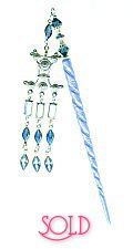 Geisha Blues Japanese Hair Ornament
