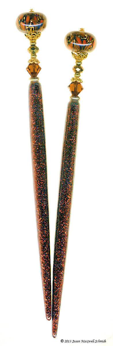 Gilded Monarch Special Edition LongLocks GlitterStix Hair Sticks