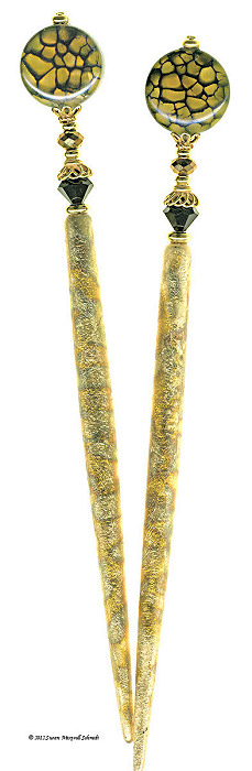 Gilded Serpent LongLocks Design - Click to see our hair jewelry catalog!